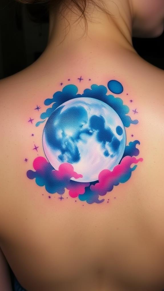 artistic lunar ink designs