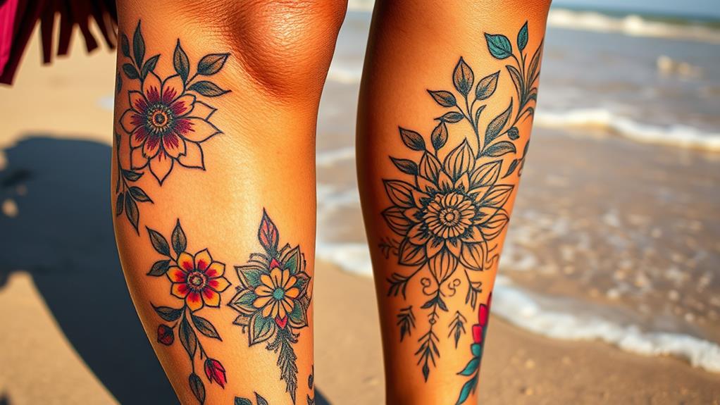 eye catching leg tattoo ideas