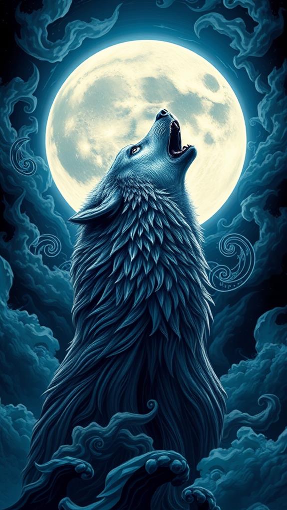 lunar wolf symbolism explored