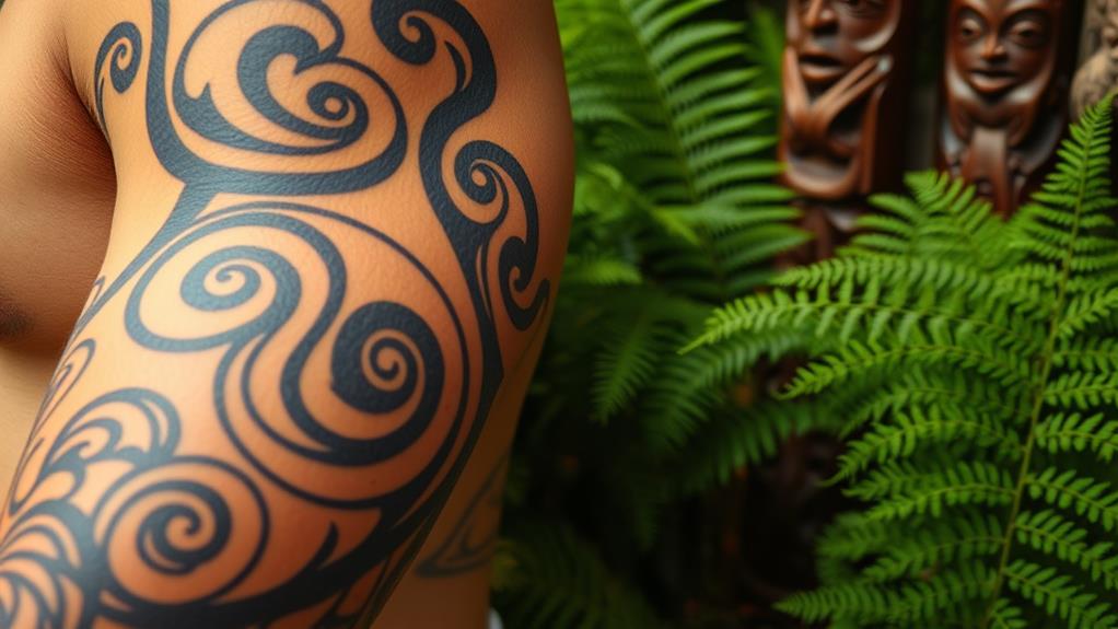 maori tattoos connecting roots