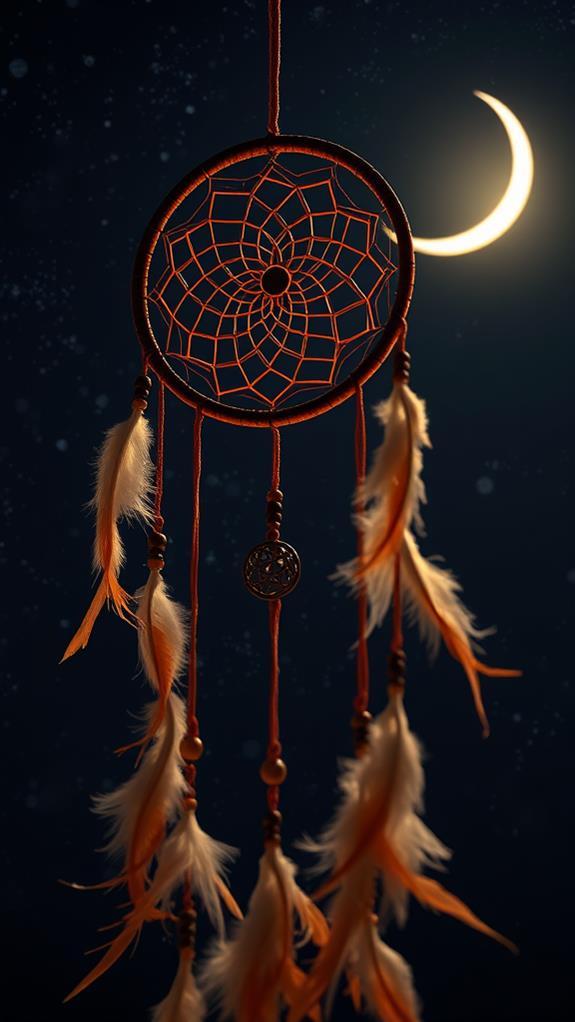 moonlit dreamcatcher design