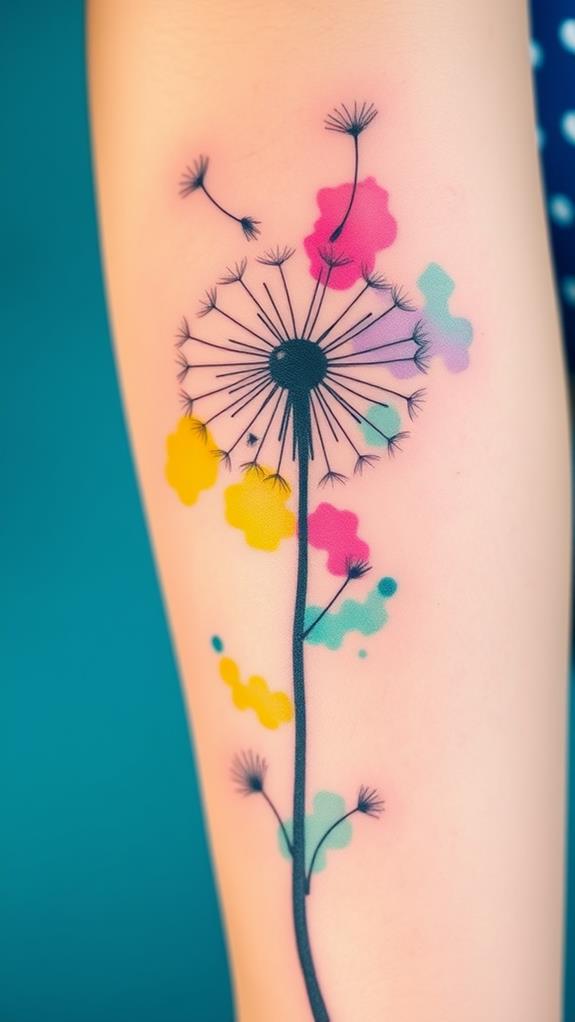 playful floral ink designs