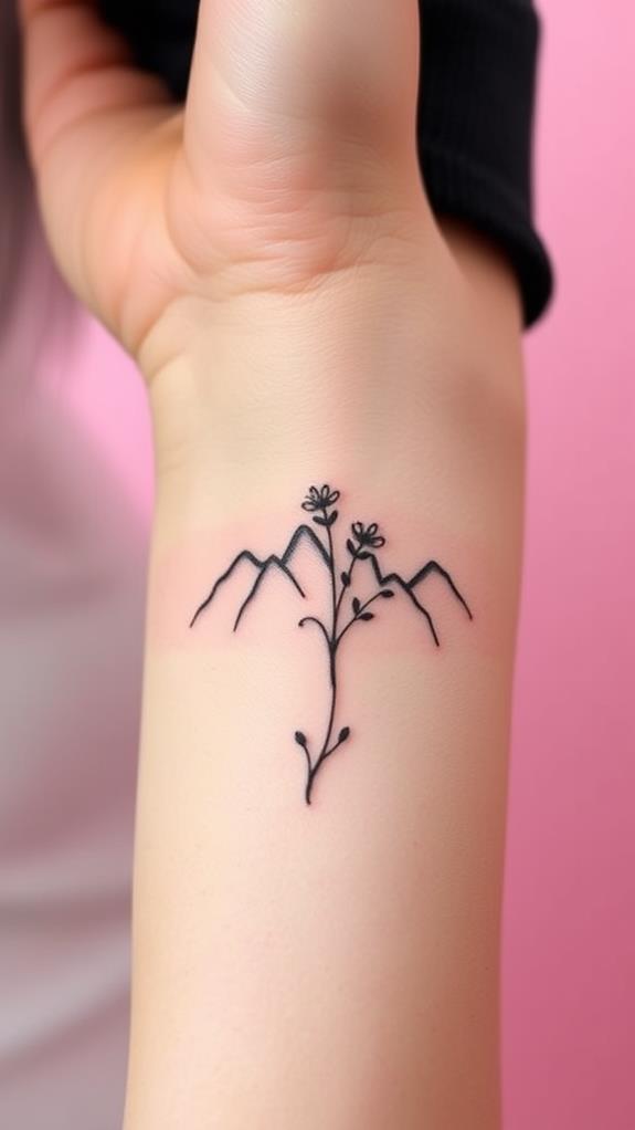 simple elegant body art