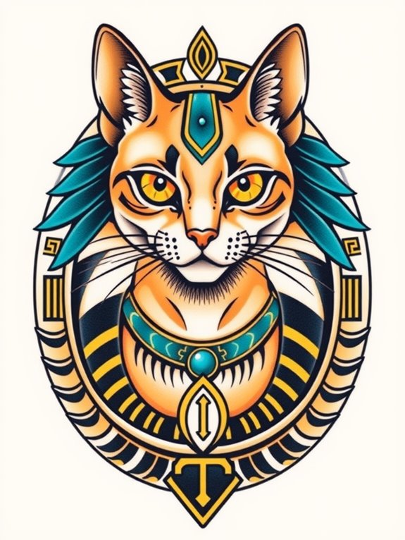 ancient egyptian feline deity