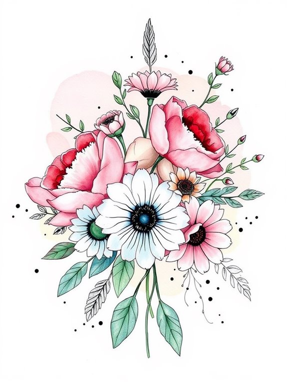 beautiful intricate botanical designs