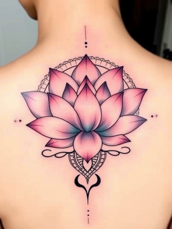 beautifully detailed lotus image