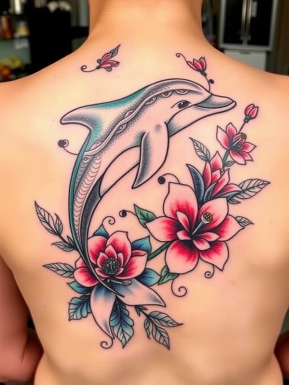 blooms on skin art