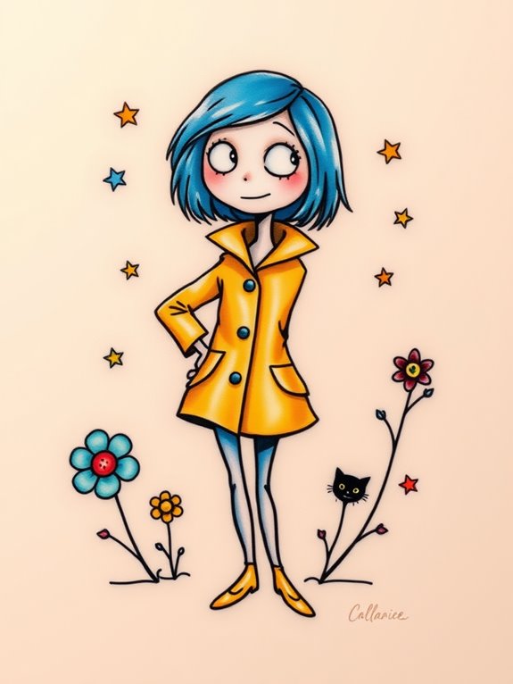 button eyed coraline doll