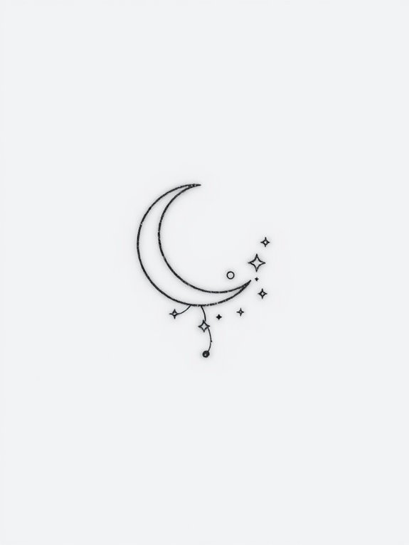 celestial themed jewelry design