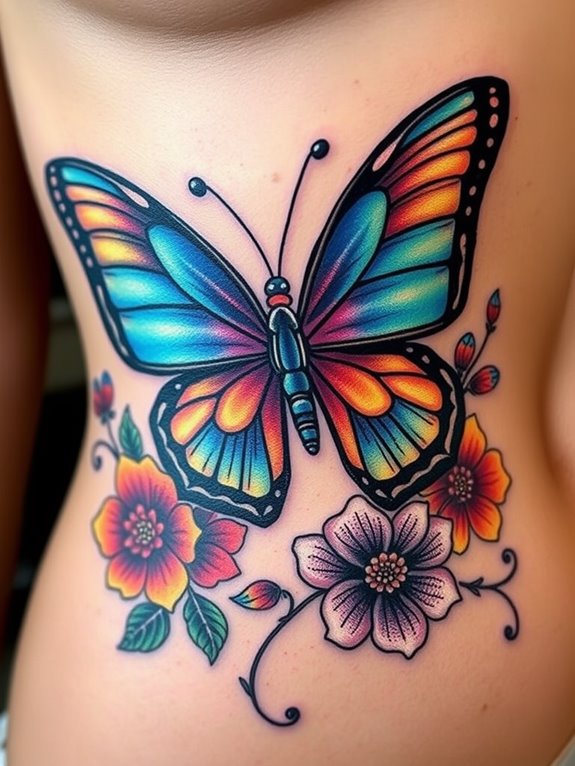 colorful butterfly painting collection