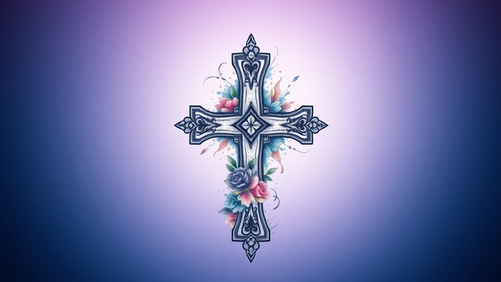 creative cross tattoo designs