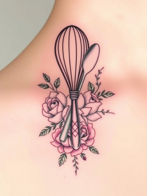 creative culinary tattoo designs