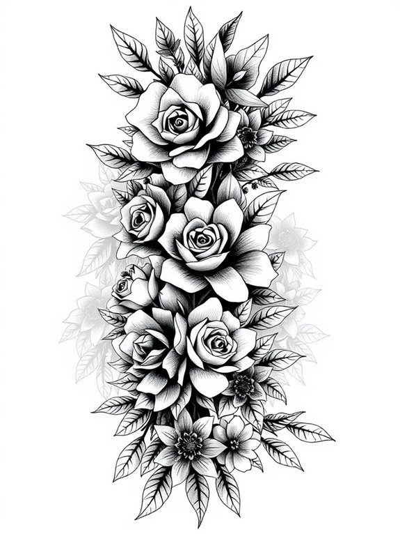 elegant floral wall art