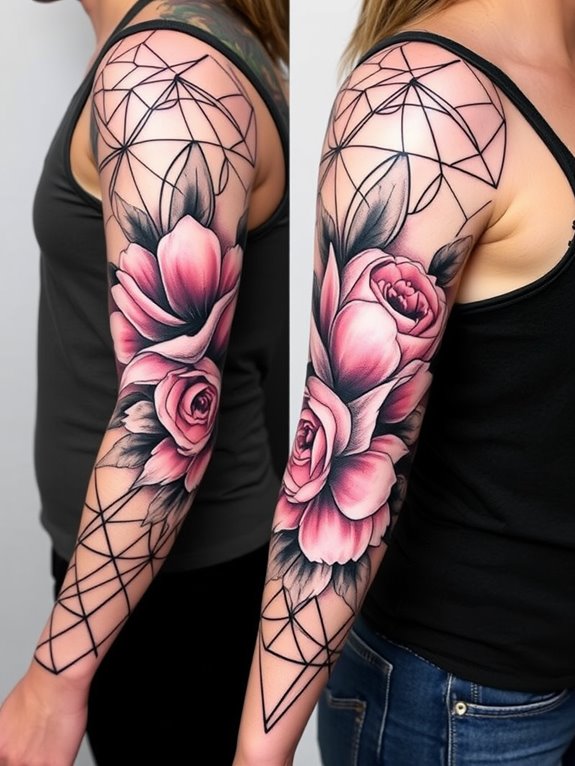 elegant patterned sleeve design