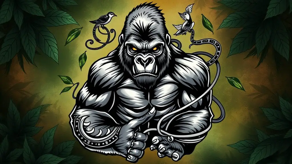 embrace power with gorillas