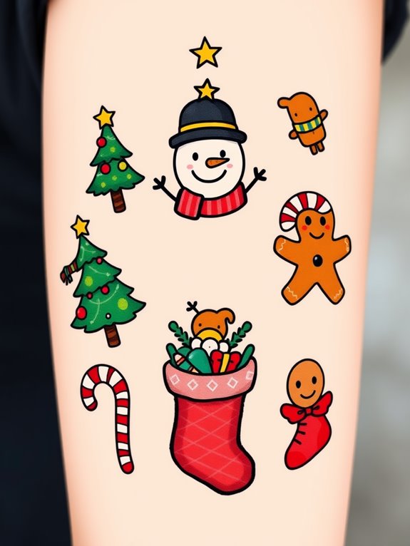 festive temporary tattoo designs