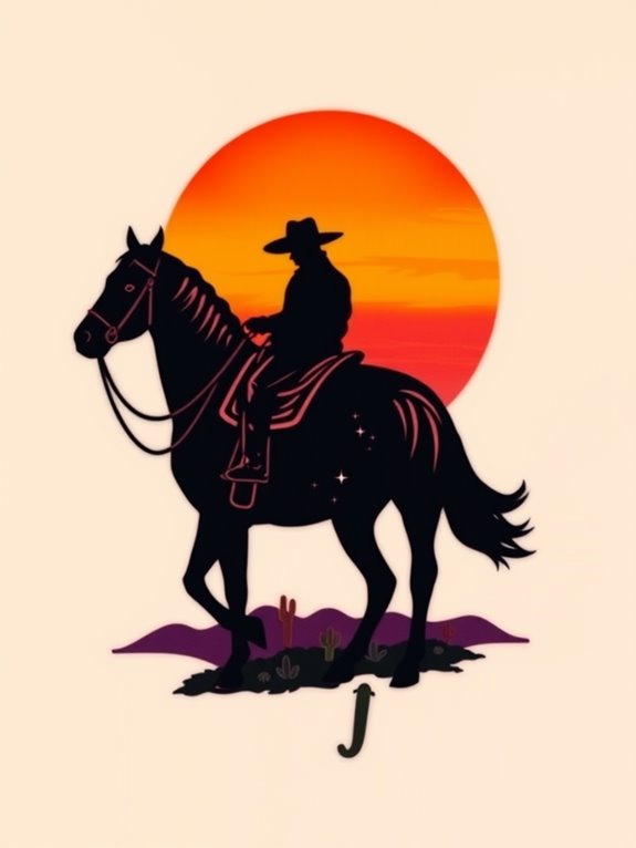 iconic western imagery tattoo