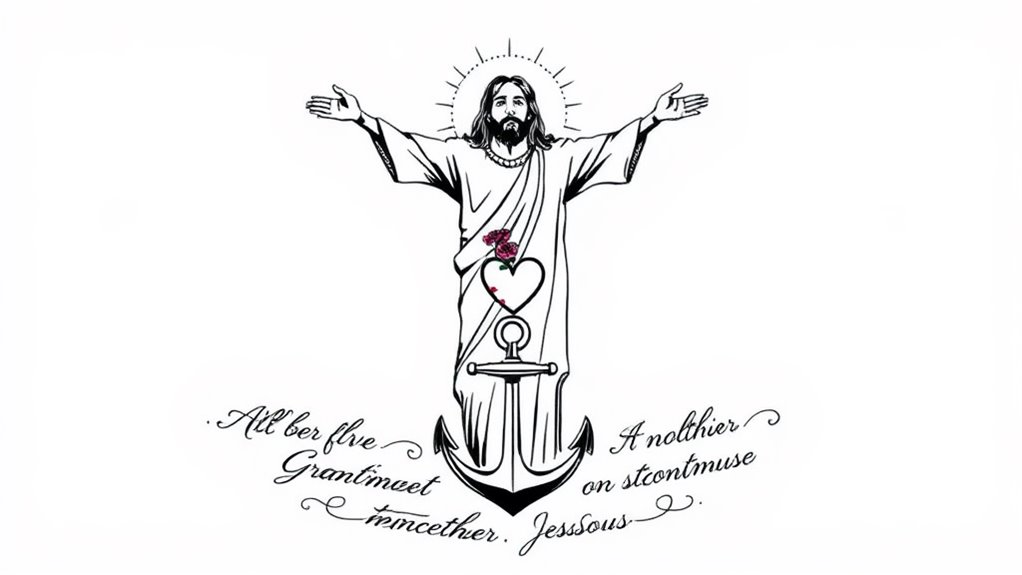 inspirational tattoo designs jesus