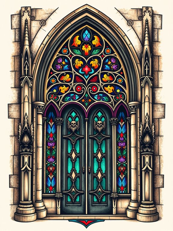 intricate cathedral door designs