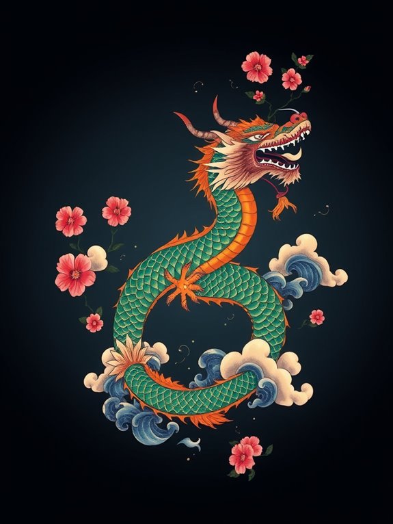 japanese dragon tattoo design