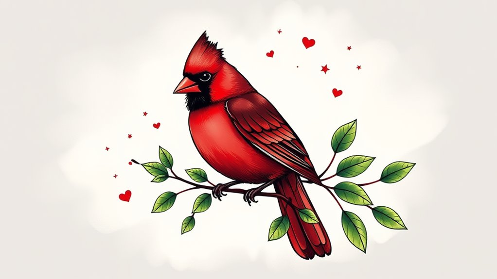 meaningful cardinal tattoo designs