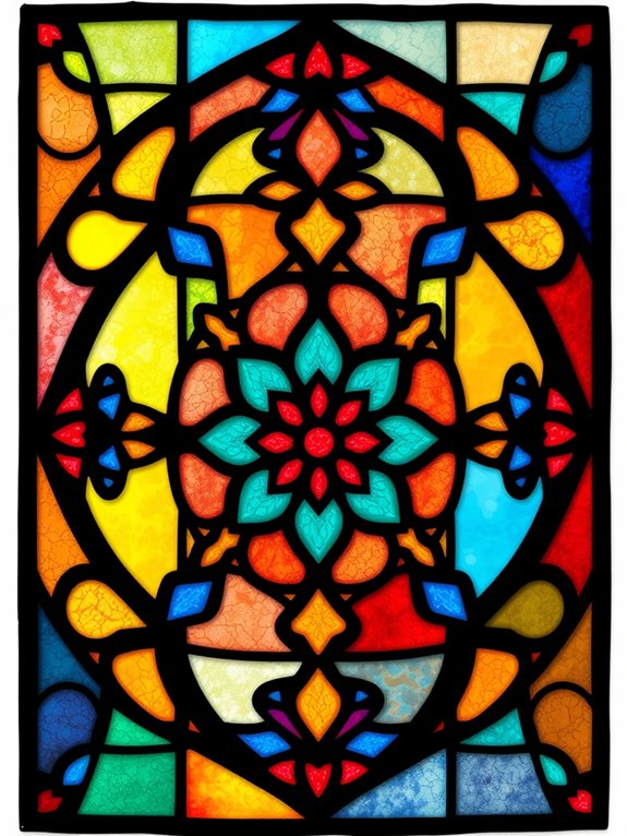 stained glass beauty shines