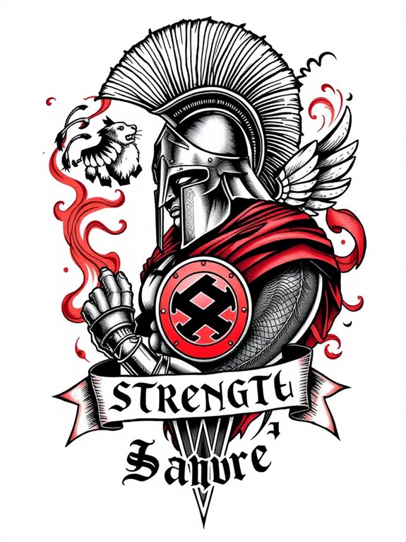 strength in adversity inked