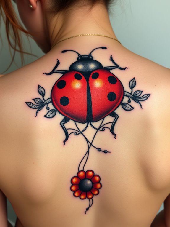 tattoo of ladybug design