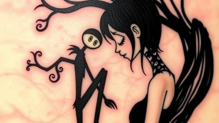 unique coraline tattoo designs