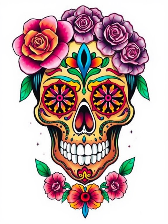 vibrant day of the dead