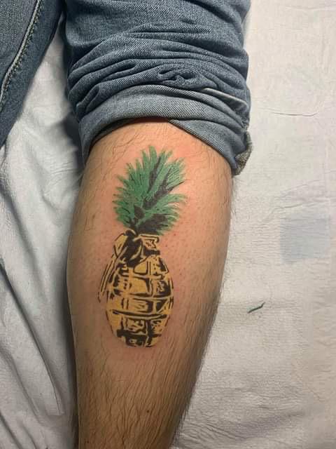 Bold and Playful Pineapple Design