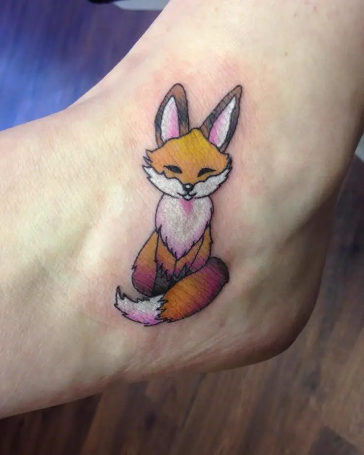 Charming Whimsical Fox Art