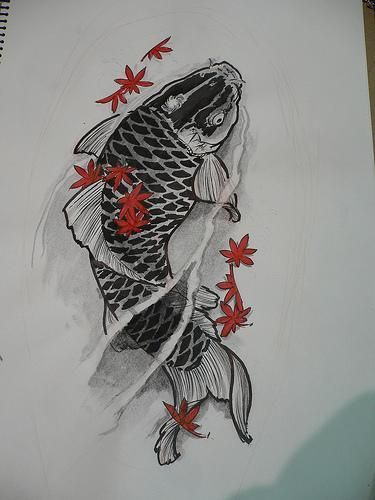 Elegant Koi Fusion Art