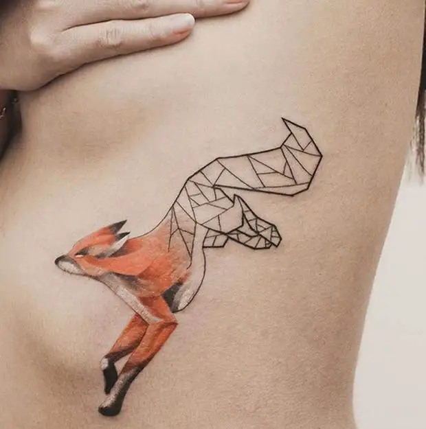 Geometric Fox Elegance