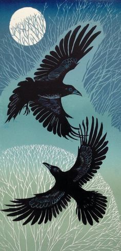 Mystical Raven Flight