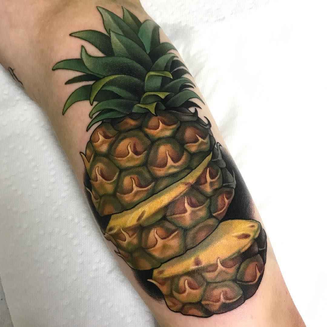 Vibrant Pineapple Realism