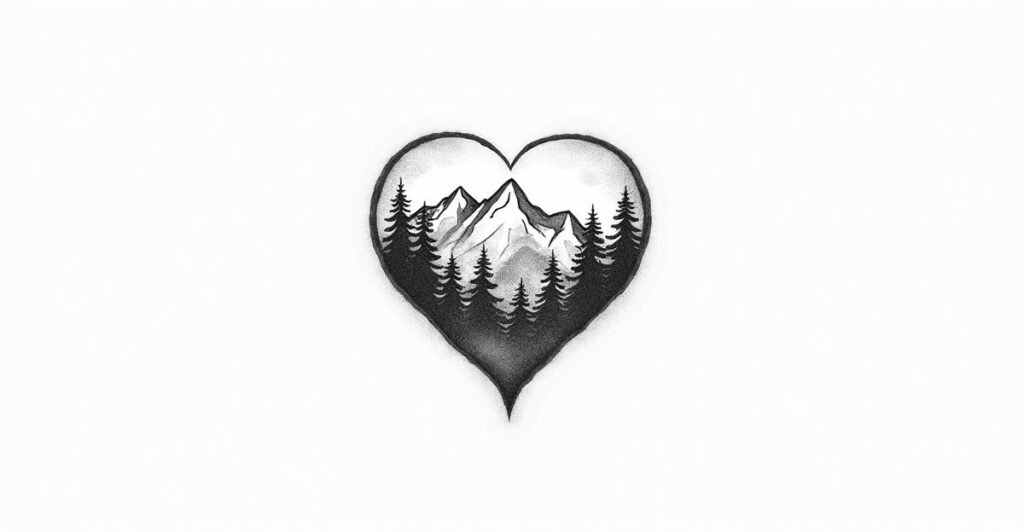 27 Heartwarming Mountain Family Tattoos for Eternal Love