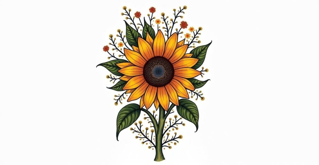 26 Adorable Sunflower Family Tattoos to Celebrate Your Bond