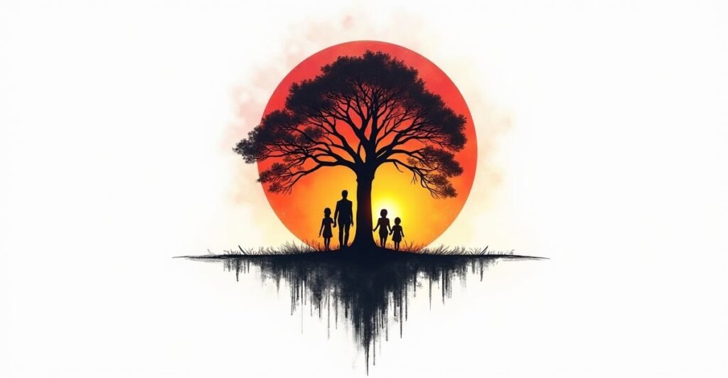 24 Inspiring Sunset Family Tattoos That Show You Belong