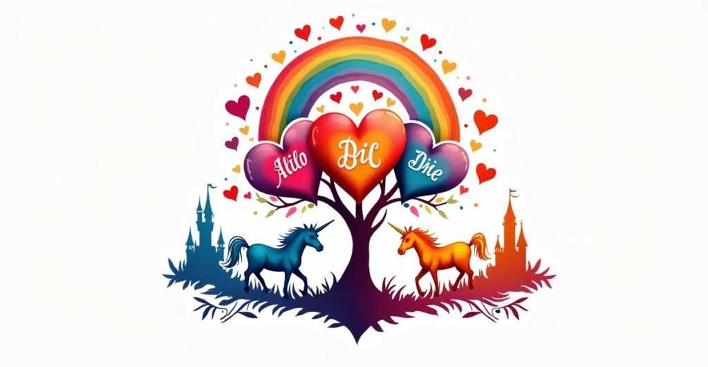 29 Touching Rainbow Family Tattoos You’ll Want Right Now