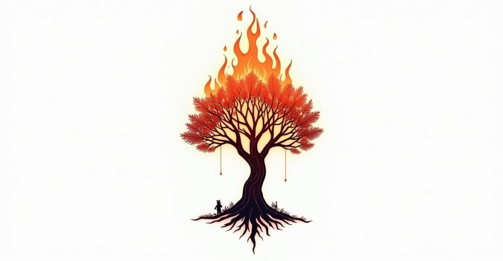 23 Gorgeous Campfire Family Tattoos to Celebrate Heritage