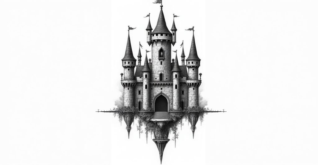 28 Unique Castle Family Tattoos That Show You Belong