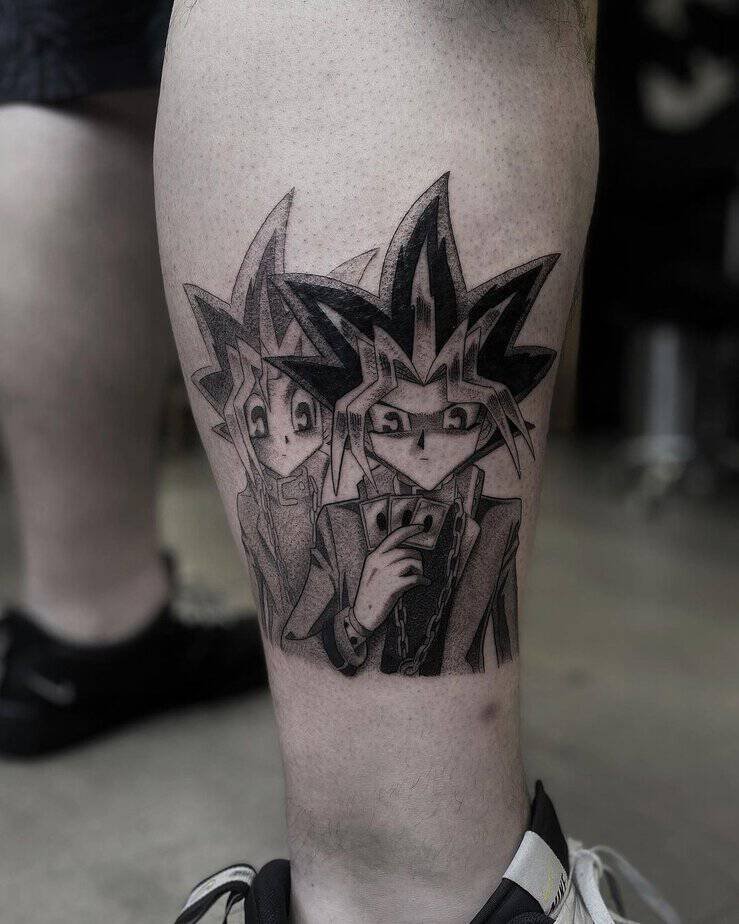 Yugi and Yami duo tattoo