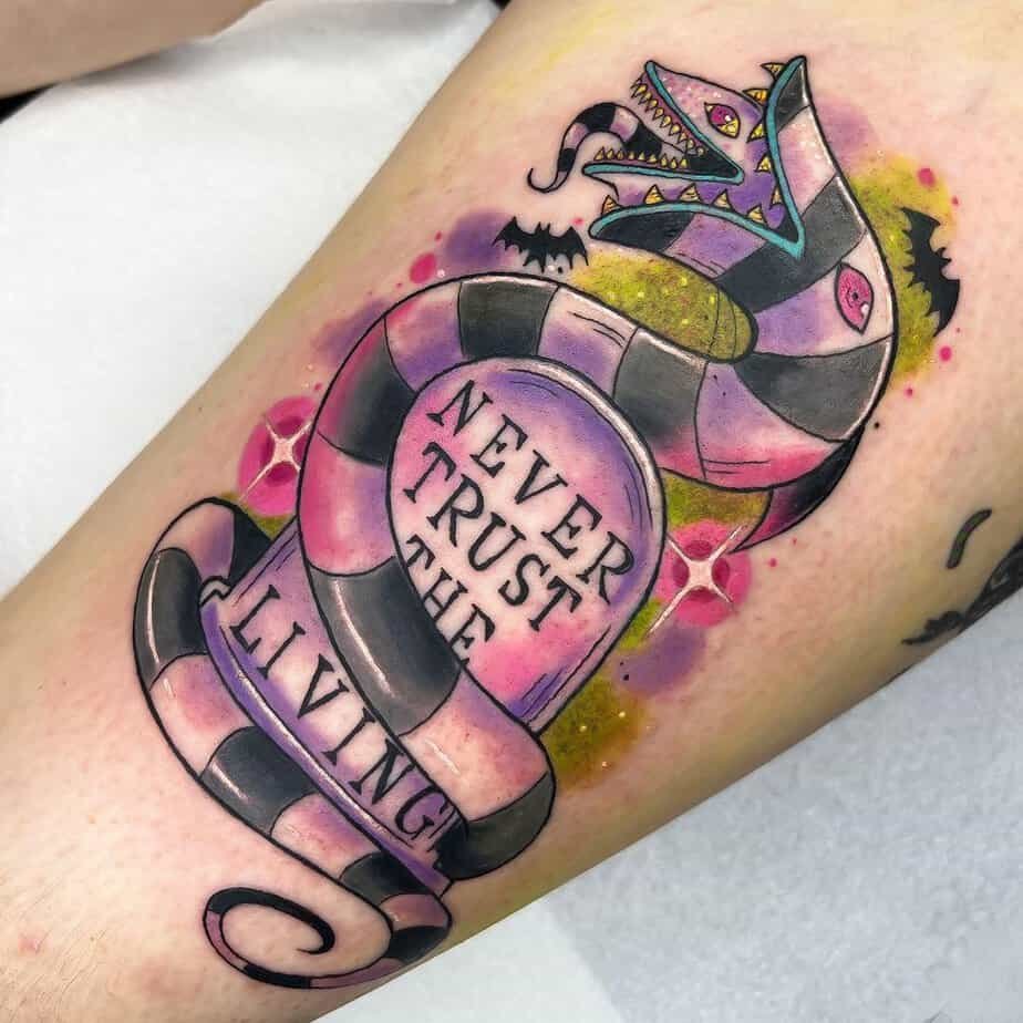 Never trust the living gravestone