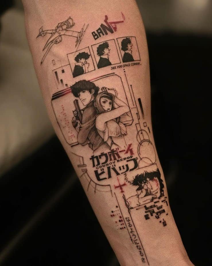 20 Epic Cowboy Bebop Tattoo Ideas To Channel Your Inner Space Cowboy