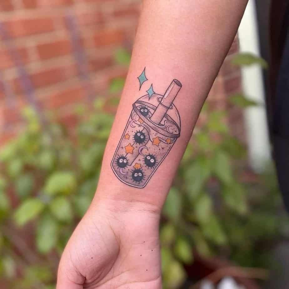 Bubble tea and soot sprites