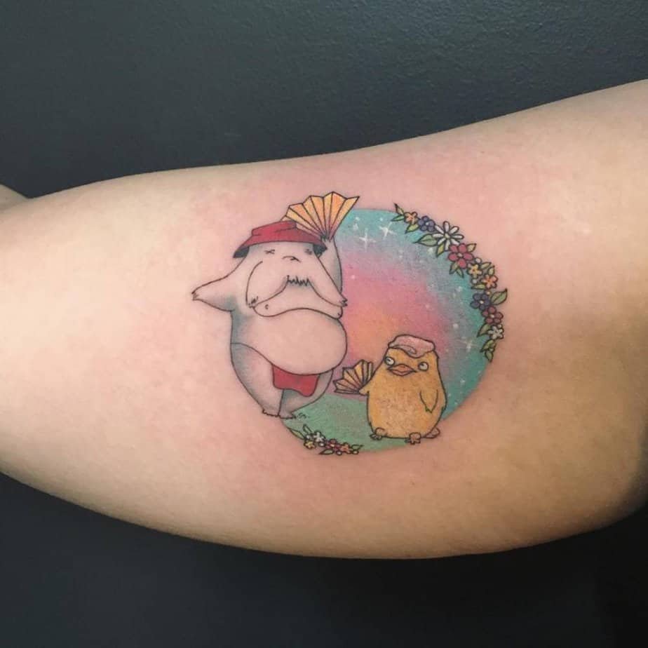 Zeniba and Boh tattoo