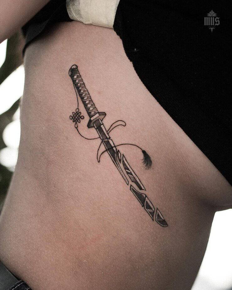 18 Pin-Worthy Katana Tattoos That Will Unleash Your Inner Samurai — You Won’t Believe #7