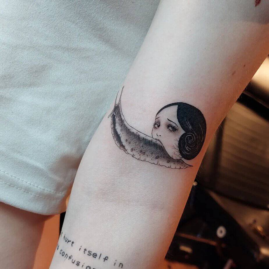 Slug Girl tattoo
