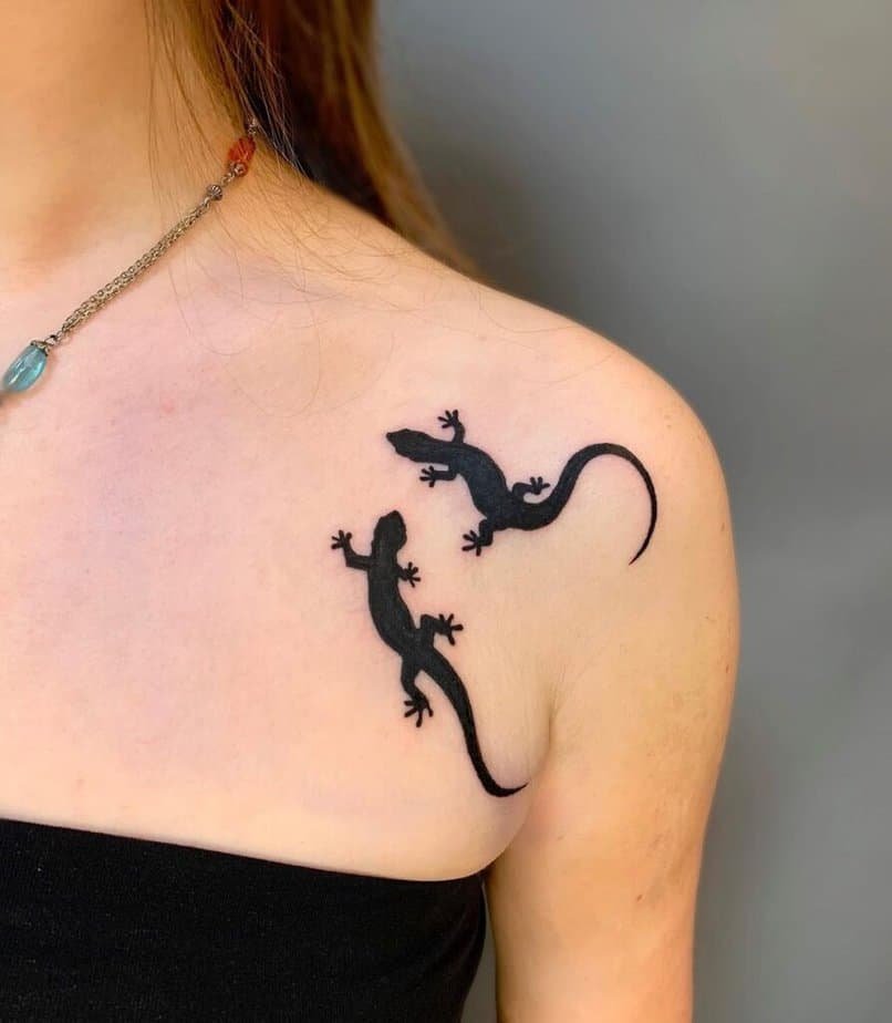 20 Amazing Lizard Tattoo Designs That Are Off The Scales